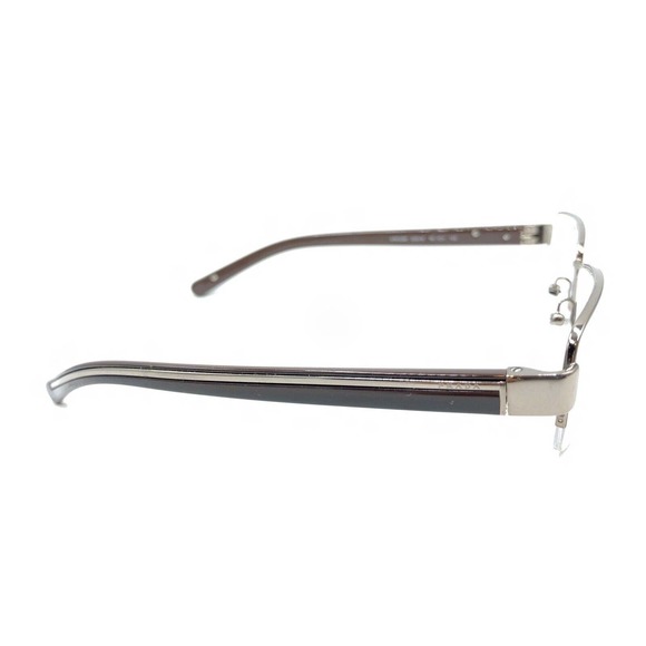 Prada VPR 53M 1BI-1O1 Brown Half Rim Eyeglasses Frames 52-18 135 Italy Designer - Picture 4 of 12